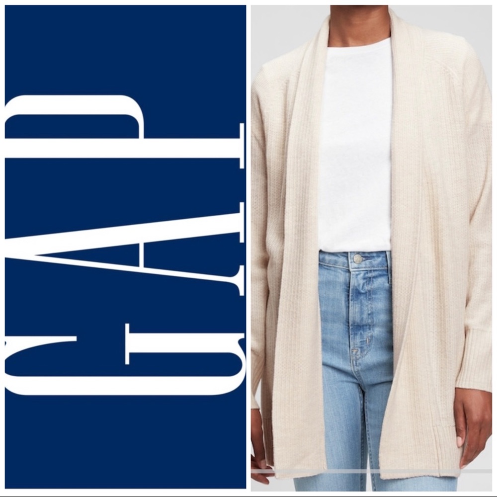 NWT Gap open cardigan size large